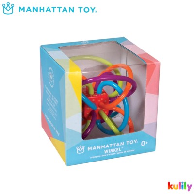 Manhattan Toy Winkel Rattle and Sensory Teether Activity Toy